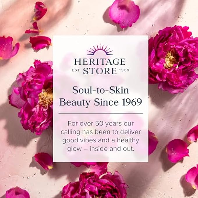 Heritage STORE ROSEWATER & GLYCERIN HYDRATING FACIAL MIST - DRY COMBINATION SKIN CARE - ROSE WATER SPRAY W/VEGETABLE GLYCERINE, MADE WITHOUT DYES OR ALCOHOL, HYPOALLERGENIC, VEGAN, CRUELTY FREE, 2OZ - Image 4